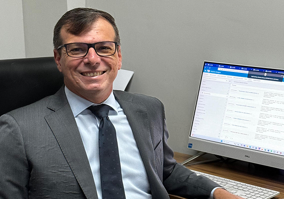 Advogado trabalhando